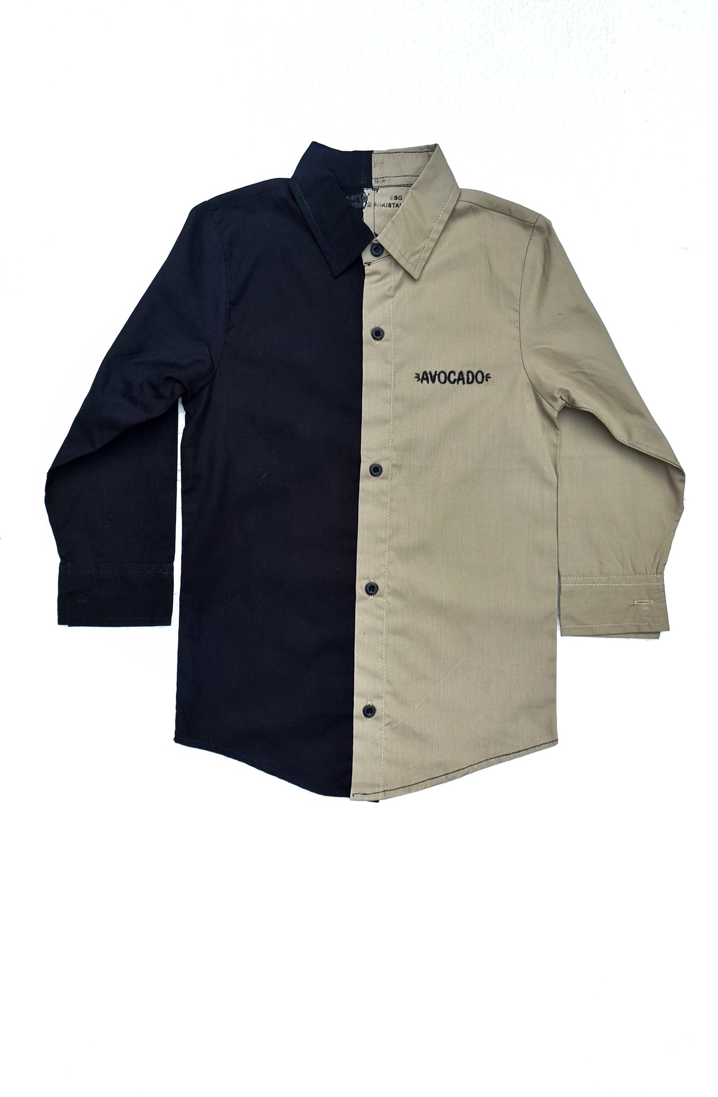 Half n Half Full Sleeves Shirt