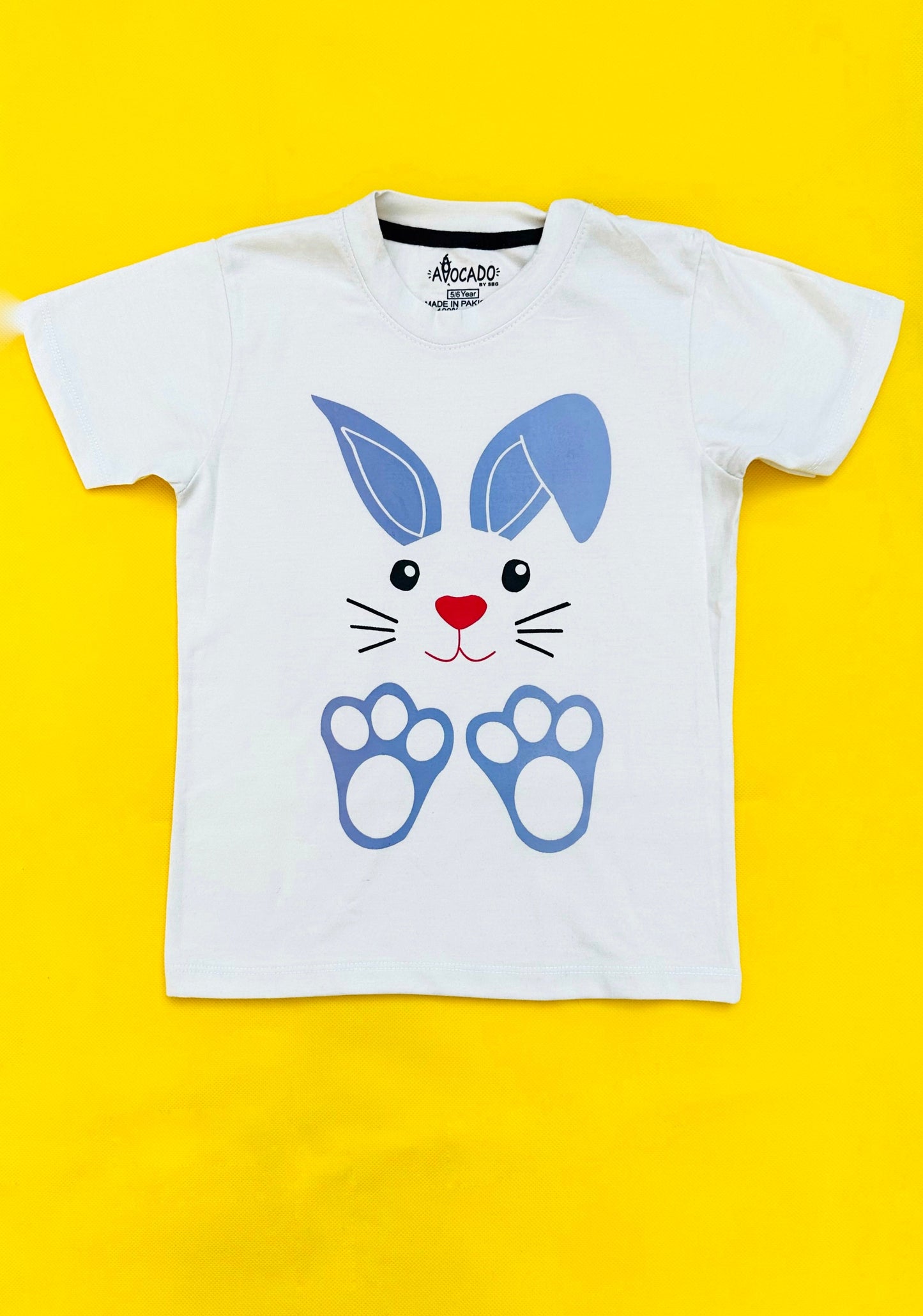 Rabbit White Tee
