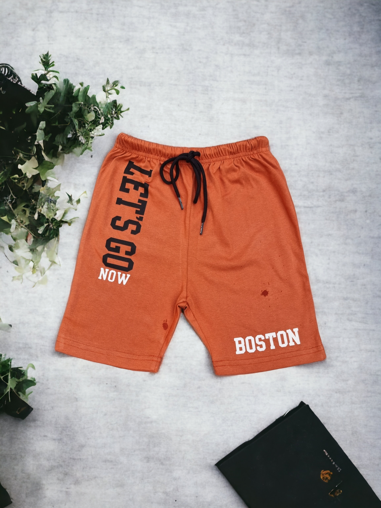 Orange Bostan Terry Shorts
