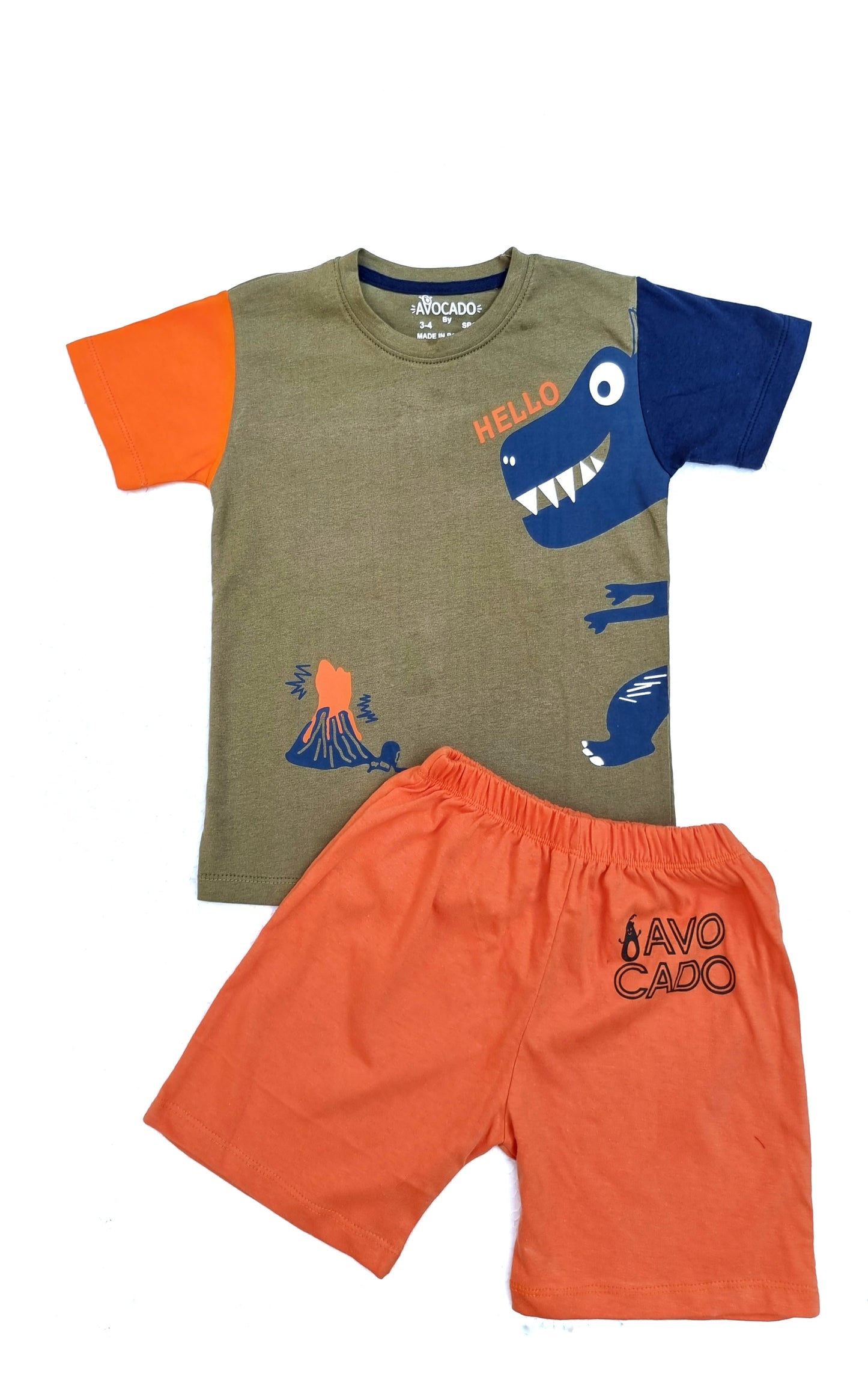 Trex Hello & Orange Shorts
